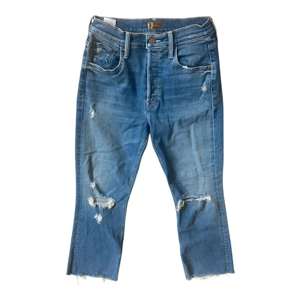 Mother Denim The Tripper Ankle Fray Play Like a Pixie Sz 25